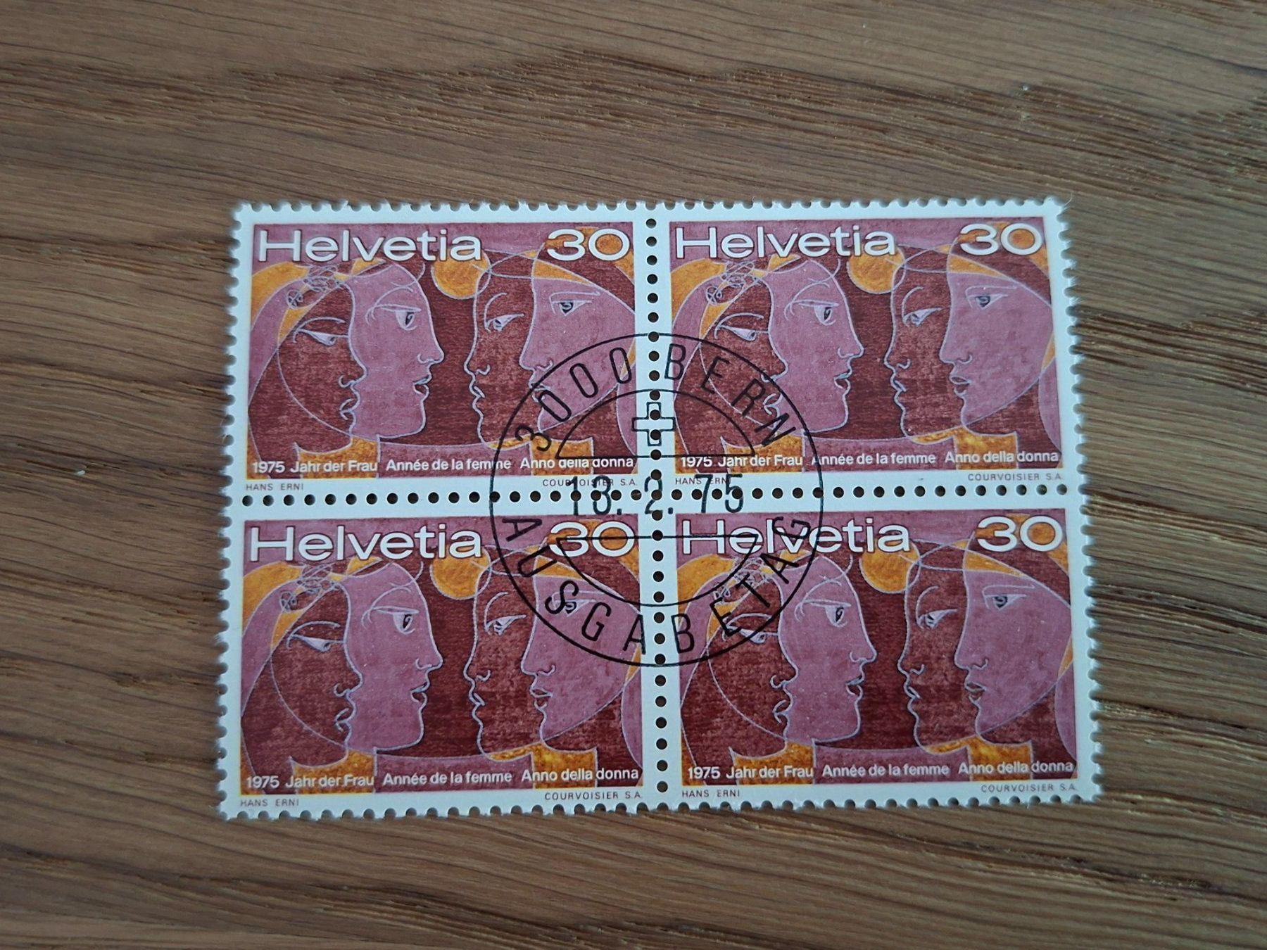 Tutti i francobolli: 4er Blocks: Werbemarken I 1975 – Nuovo (secondo la descrizione) da Hinterkappelen venduto da 1399 4