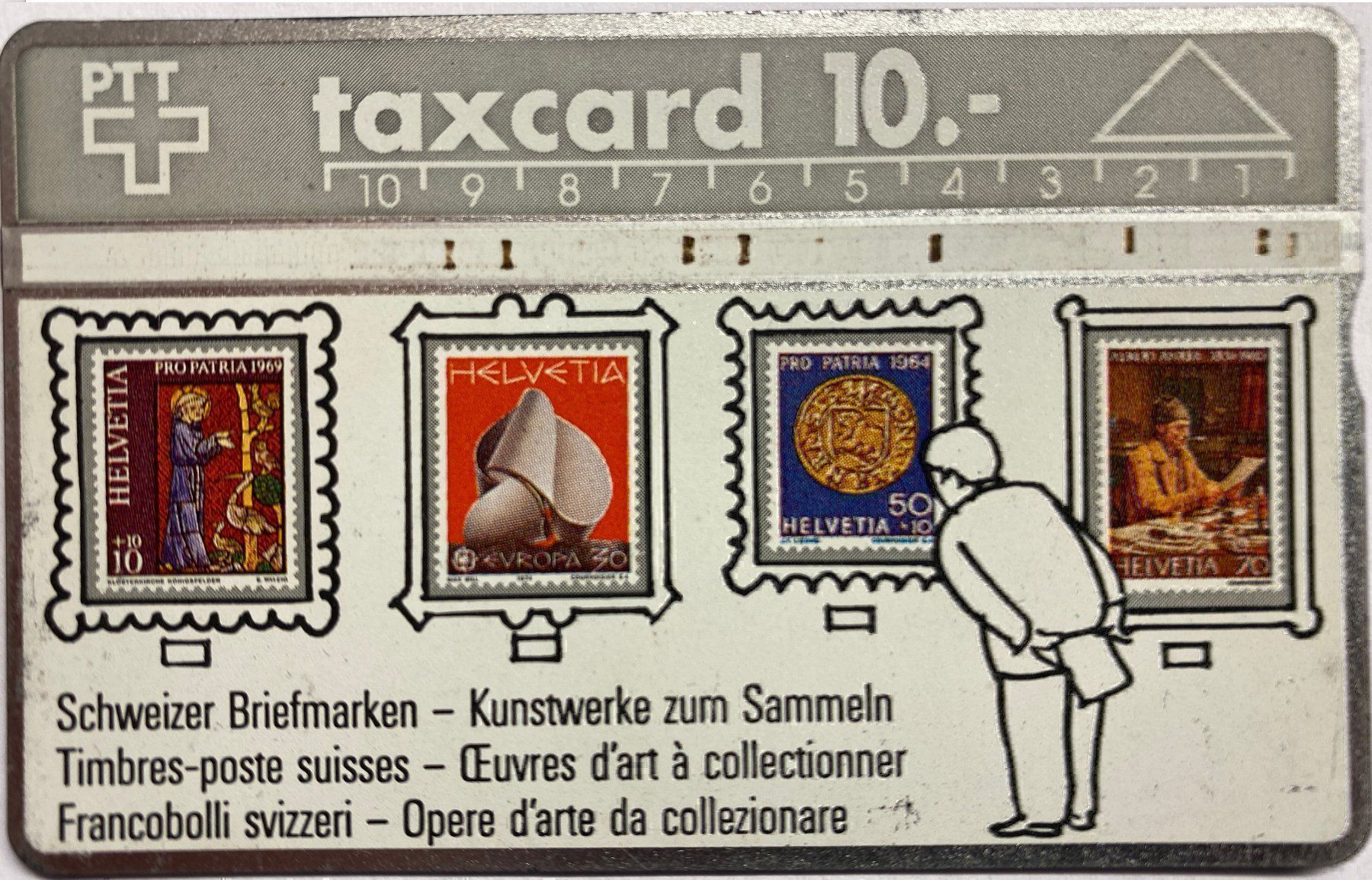 Album: Schweizer Briefmarken Taxcard gebraucht – Usato da Rotkreuz venduto da Parcore