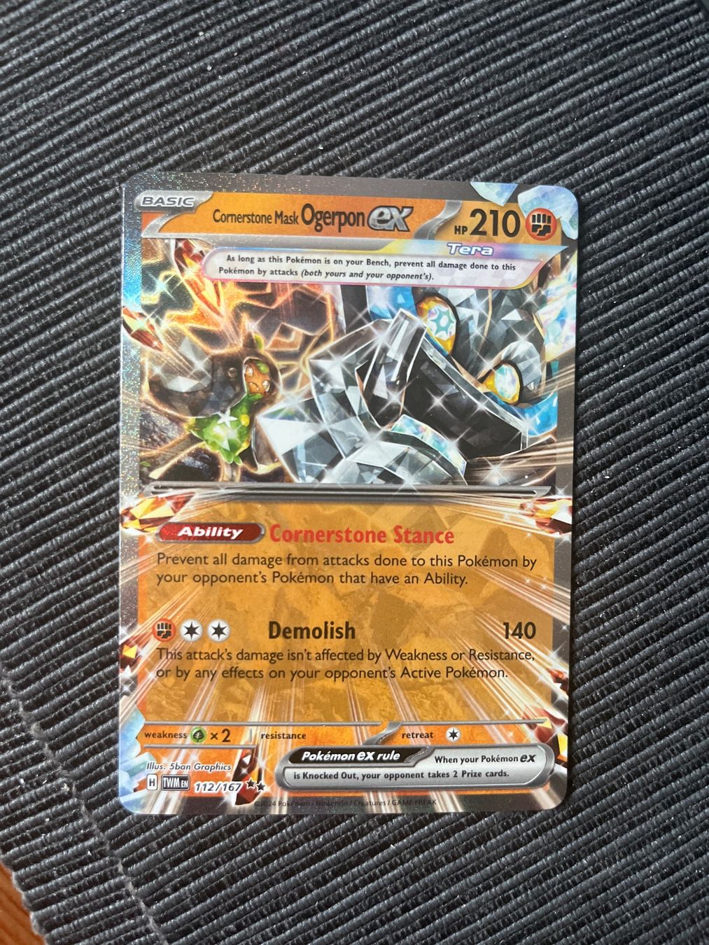 Pokémon Sammelbilder & Trading cards: Pokemon Mask Opergon EX Twilight Masquerade – Neu (gemäss Beschreibung) aus Wabern von Collectfun