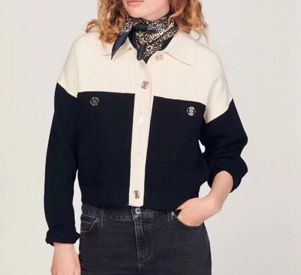 Sandro Jacken: Sandro Baumwollstrickjacke 58 cm lang – Gebraucht aus Zürich von LuxuryJewellery 7