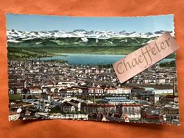 1961 Zürich mit Alpen, Rarität!
