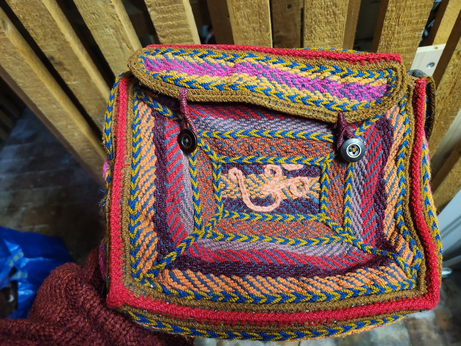 Borse: Tasche Handgefertigte gewebte – Usato da Basel venduto da mangome 4
