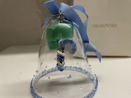 Swarovski Crystal dulcis Bell Ornament 5688314 with Blue