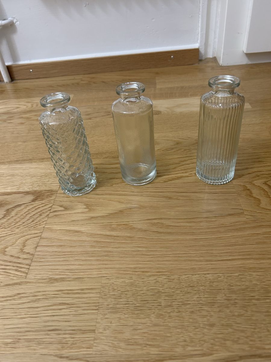 Vasi & Recipienti: 3 vasetti da fiore in vetro – Nuovo (secondo la descrizione) da Basel venduto da mel_5fzy 1