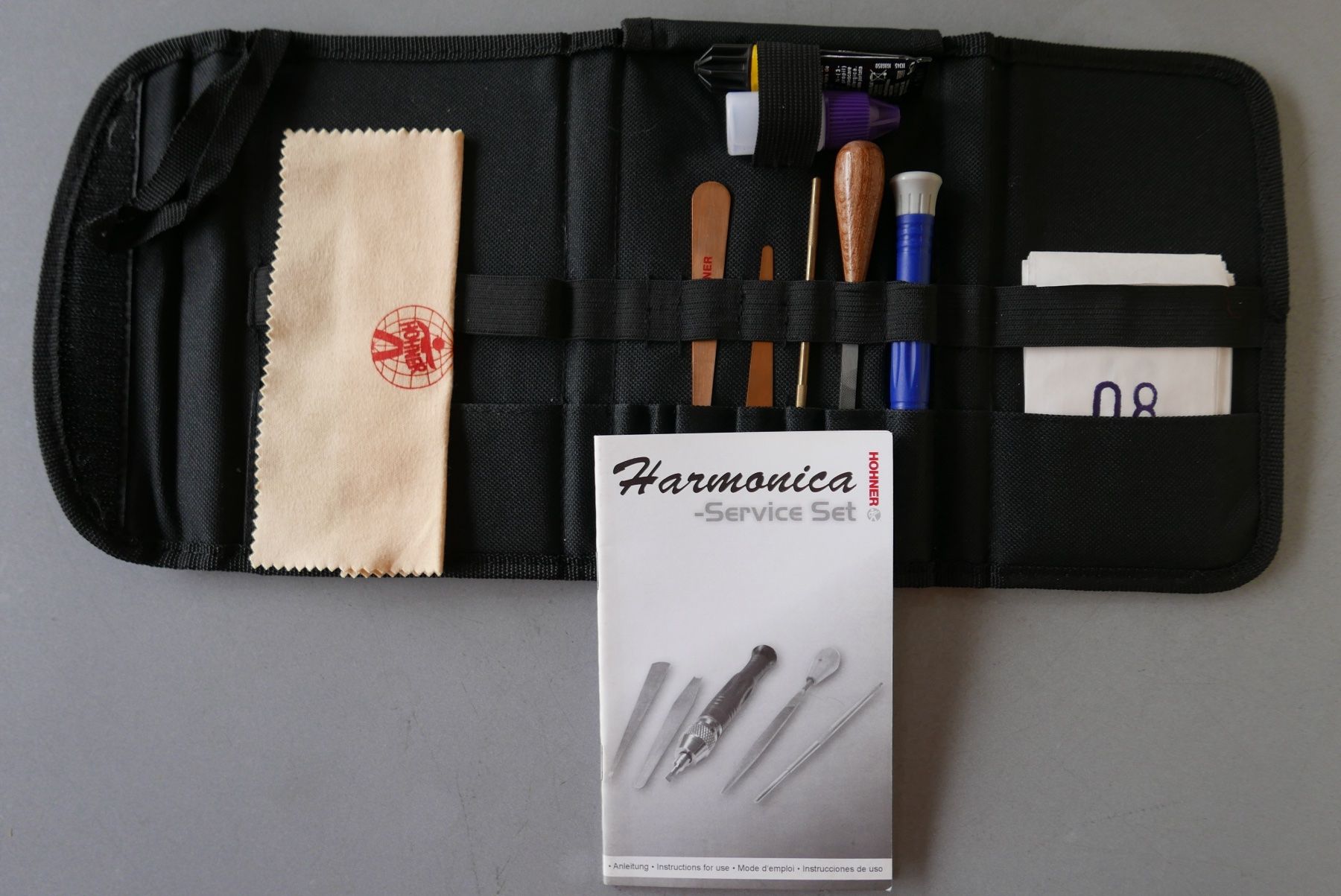 Hohner Strumenti musicali: HOHNER Harmonica Service Set + 3 Mundharmonicas – Usato da Baden venduto da goodkarma 1