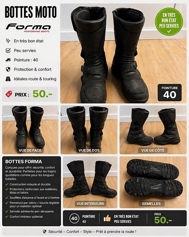 Chaussures femmes: BOTTES FORMA – D'occasion à Collombey par qua_lb8f 4