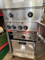 Friteuse professionnelle Valentine's double cuve inox occ...