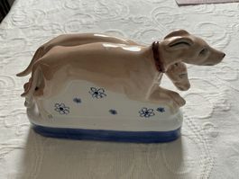 Duo Hunde  Figur Ryh Pottery Hand Made England