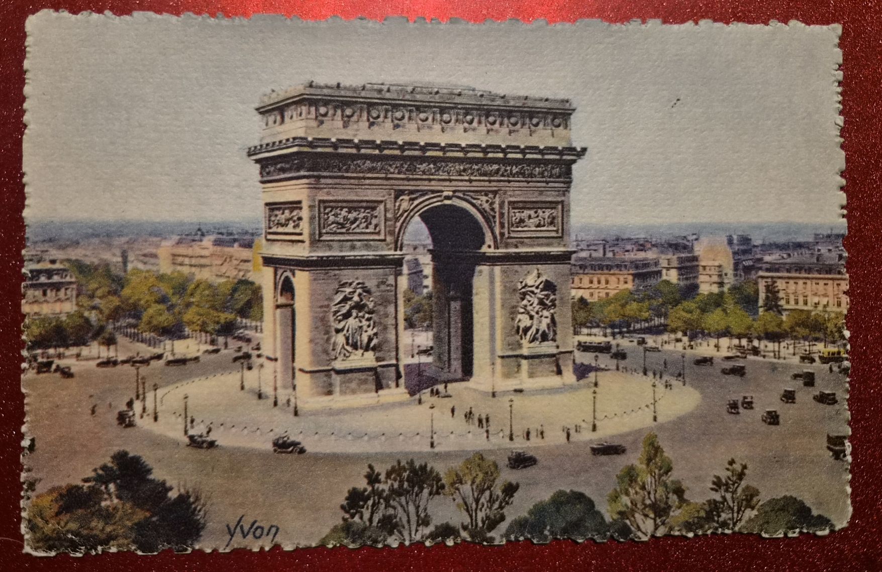 Cartoline postali: Arc de Triomphe Paris alt – Usato da Melchnau venduto da Arthurius