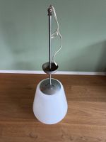 Vintage Opalglas-Pendelleuchte, MidCentury
