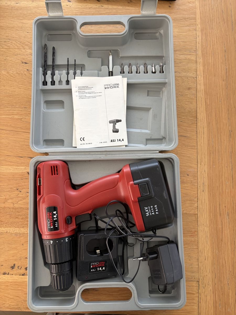 Alle Maschinen: coffret de perceuse-visseuse ProWork – Gebraucht aus Echallens von JAR69