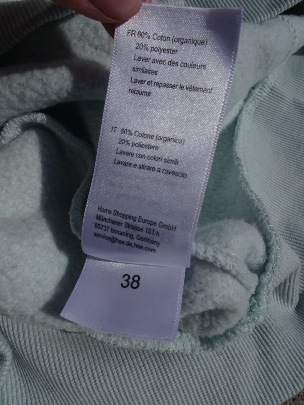 Pulls & Sweat-shirts: C est Paris by C est tout Pullover eisblau Sweatpullover 38 – D'occasion à Winterthur par blumeblau77 2