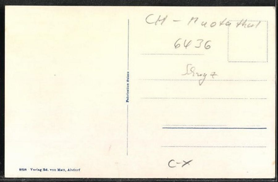Cartoline postali: Bisisthal, Kapelle, um 1930 – Usato da Frauenfeld venduto da POML 1