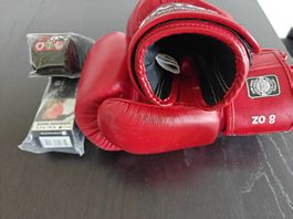 Gants de boxe Twins Special et 2 sets de bandes quasi neufs