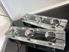 2 Stück Bastone Kerzen Glasi Hergiswil