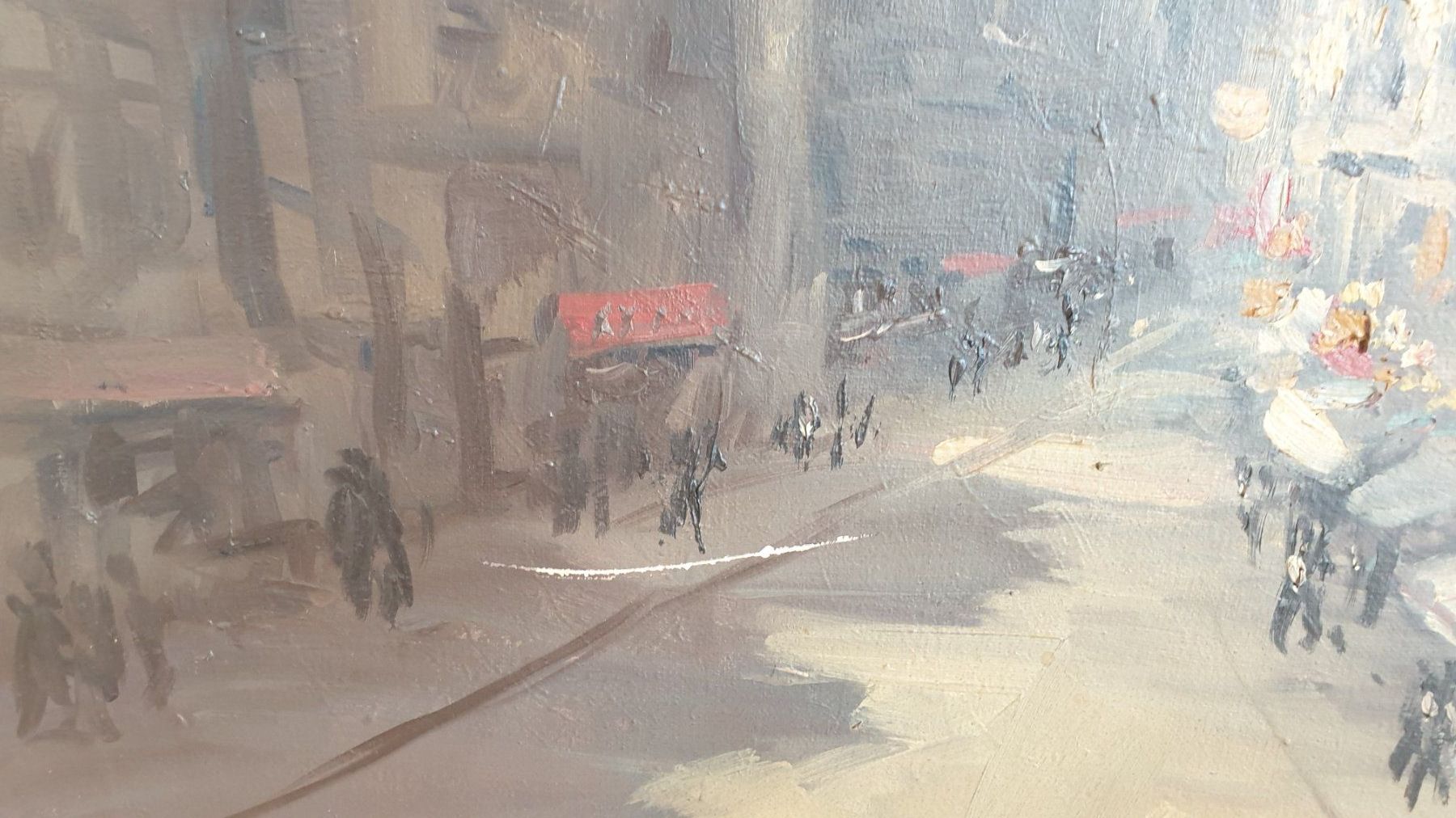 Gemälde: Strassenszene Paris. – Gebraucht aus Goldach von armando_r 2
