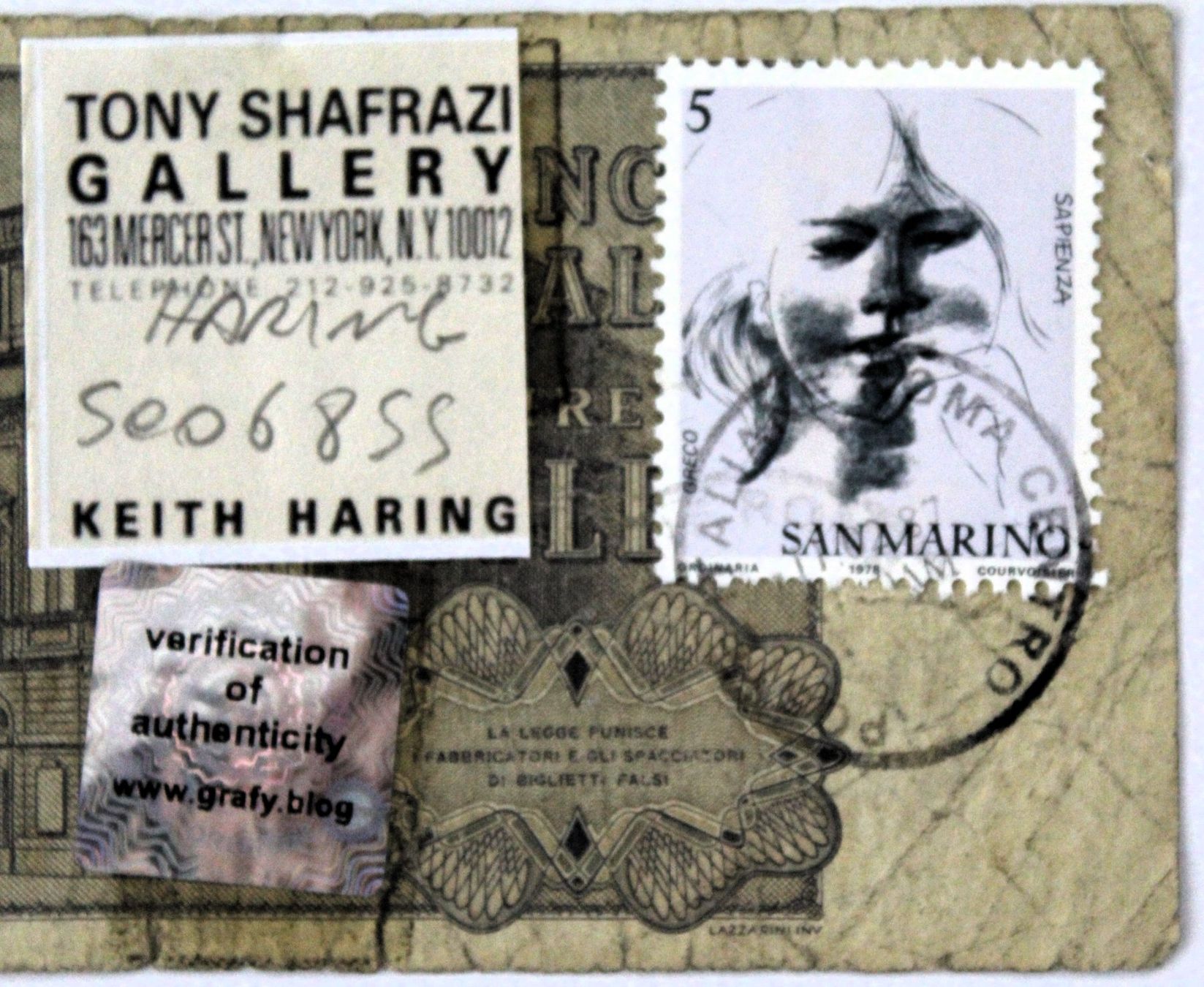 Banconote: Andy Warhol & Keith Haring: Mischtechnik auf Banknote / TOP! – Usato da Bern venduto da Spomme 4