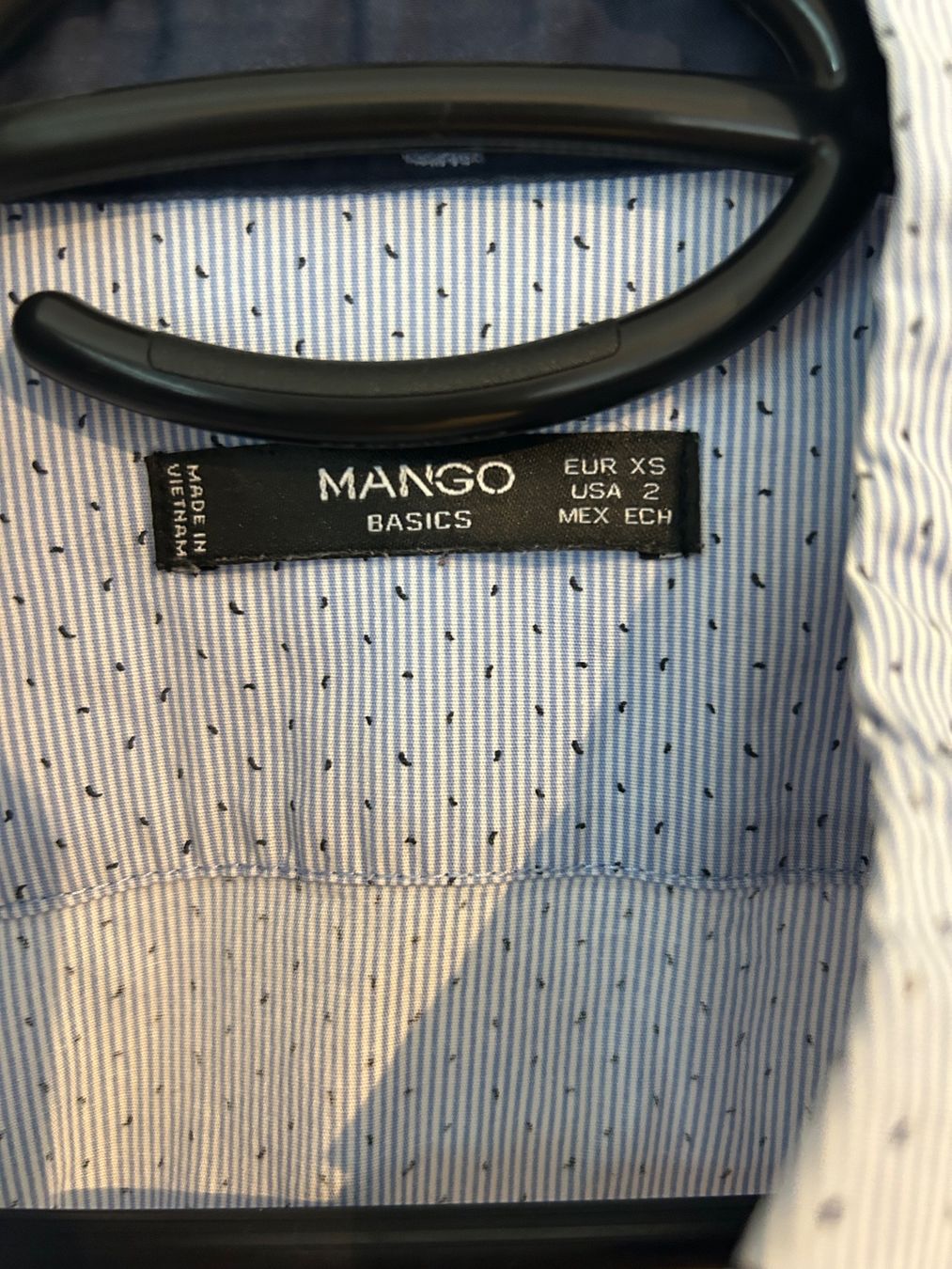 Mango Blusen: Schicke Damenbluse Gr. XS blau gestreift – Gebraucht aus Zürich von la_222 3