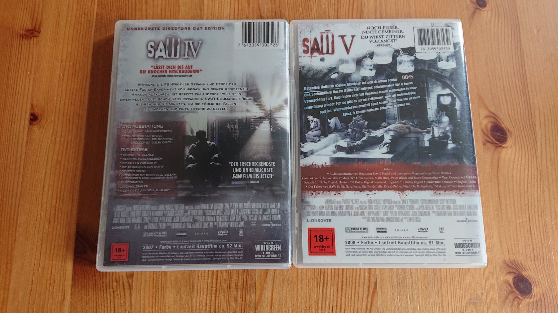 Alle DVDs: SAW 1 bis 7 auf DVD – Gebraucht aus Wilderswil von Exebub 4