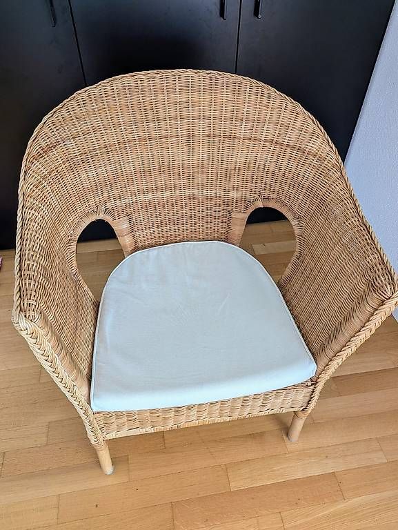 Sessel: Rattansessel mit Kissen – Gebraucht aus Bonstetten von msegond 1