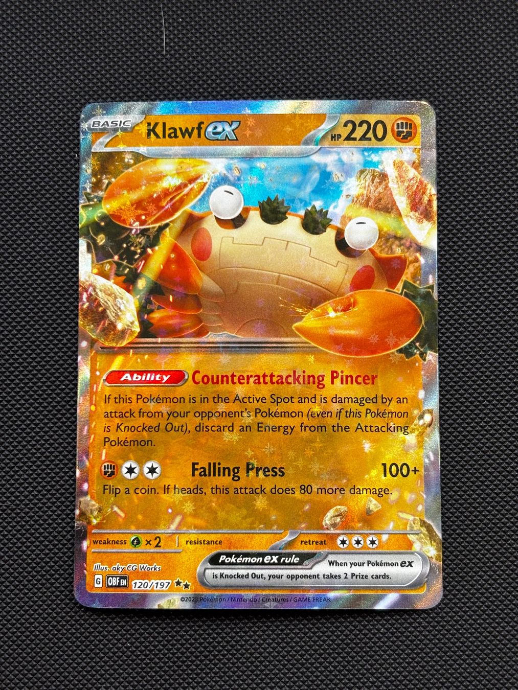 Pokémon Sammelbilder & Trading cards: En - Klawf Ex 120/197 - Pokémon – Neu (gemäss Beschreibung) aus Neuchâtel von caraadryn 2