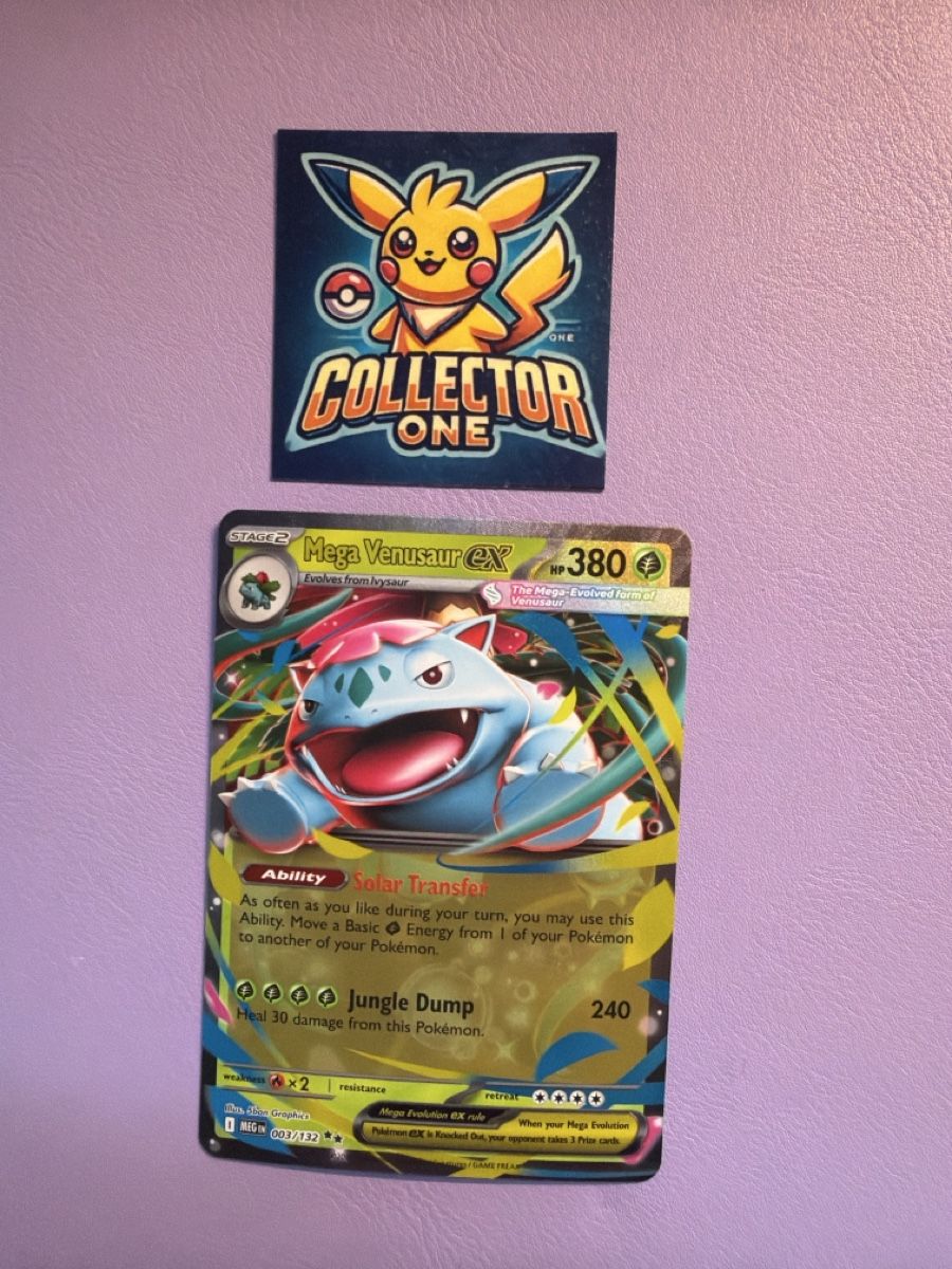 Pokémon Carte collezionabili: Pokemon Mega Venusaur EX 003/132 – Nuovo (secondo la descrizione) da Lommiswil venduto da CollectorOne