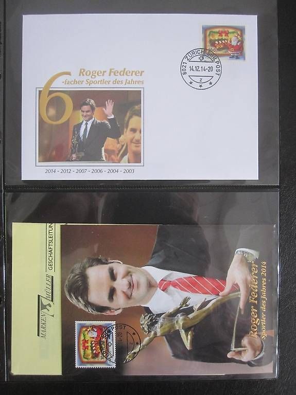 Alle Briefmarken: Tennis Roger Federer – Gebraucht aus Saland von k_z_tny8 4