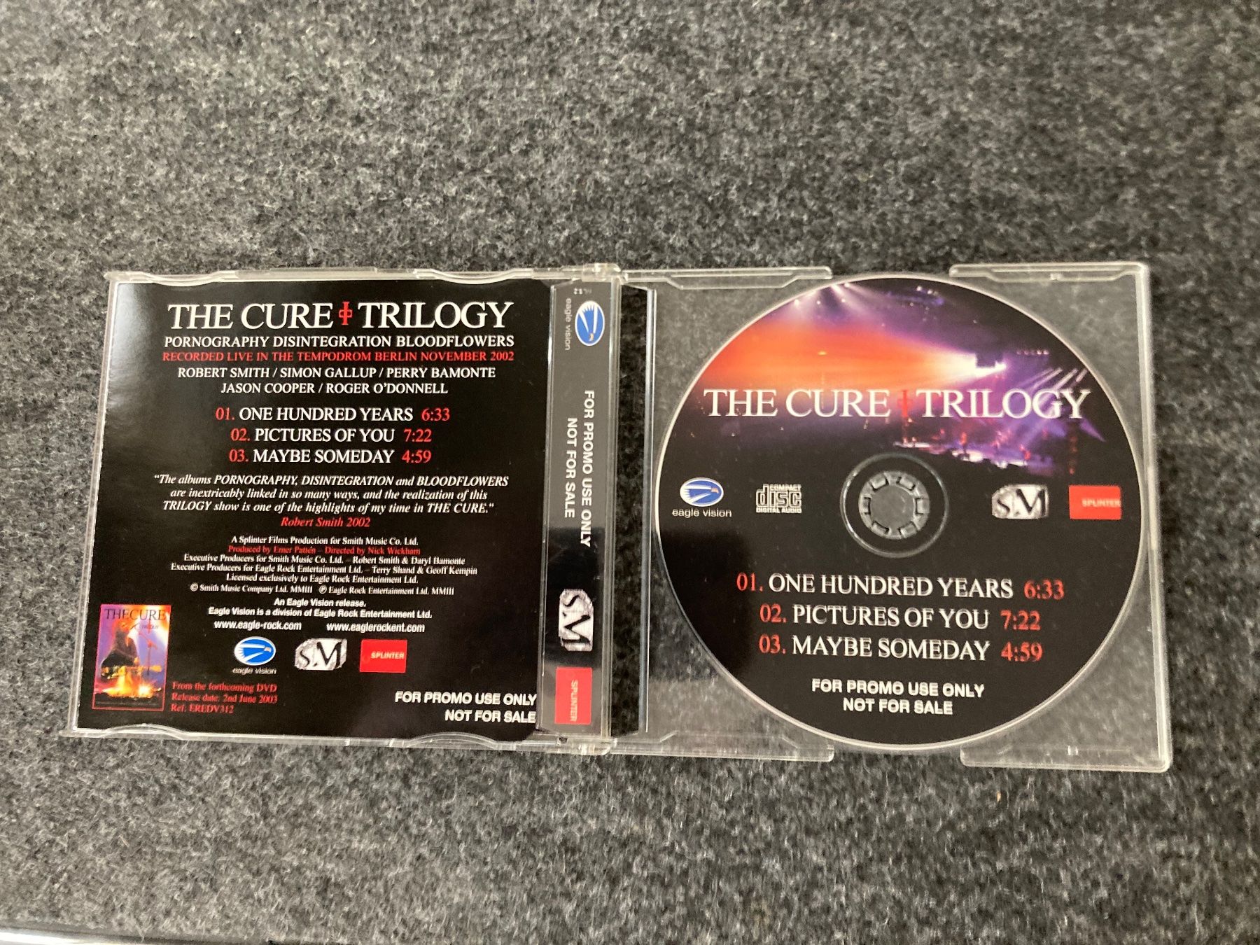 CDs: The Cure - Trilogy - Promo (3 Track Audio Sampler) – Gebraucht aus Fribourg von Karushi 1