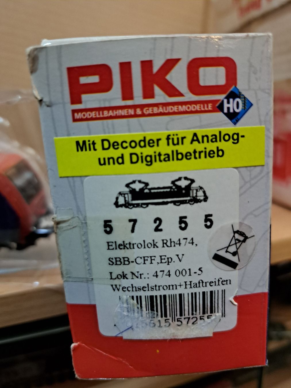 Piko Modellini di ferrovie: Piko SBB Re 474 Cargo H0 neuwertig – Usato da Grossdietwil venduto da hufi10 6