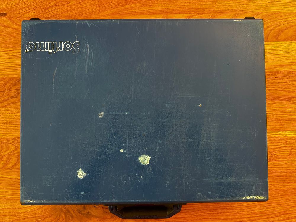 Mivos Sortierkasten 39x28cm Mit 12 Einsatzboxen - Stabile Werkzeugbox Für Werkstatt & Garage