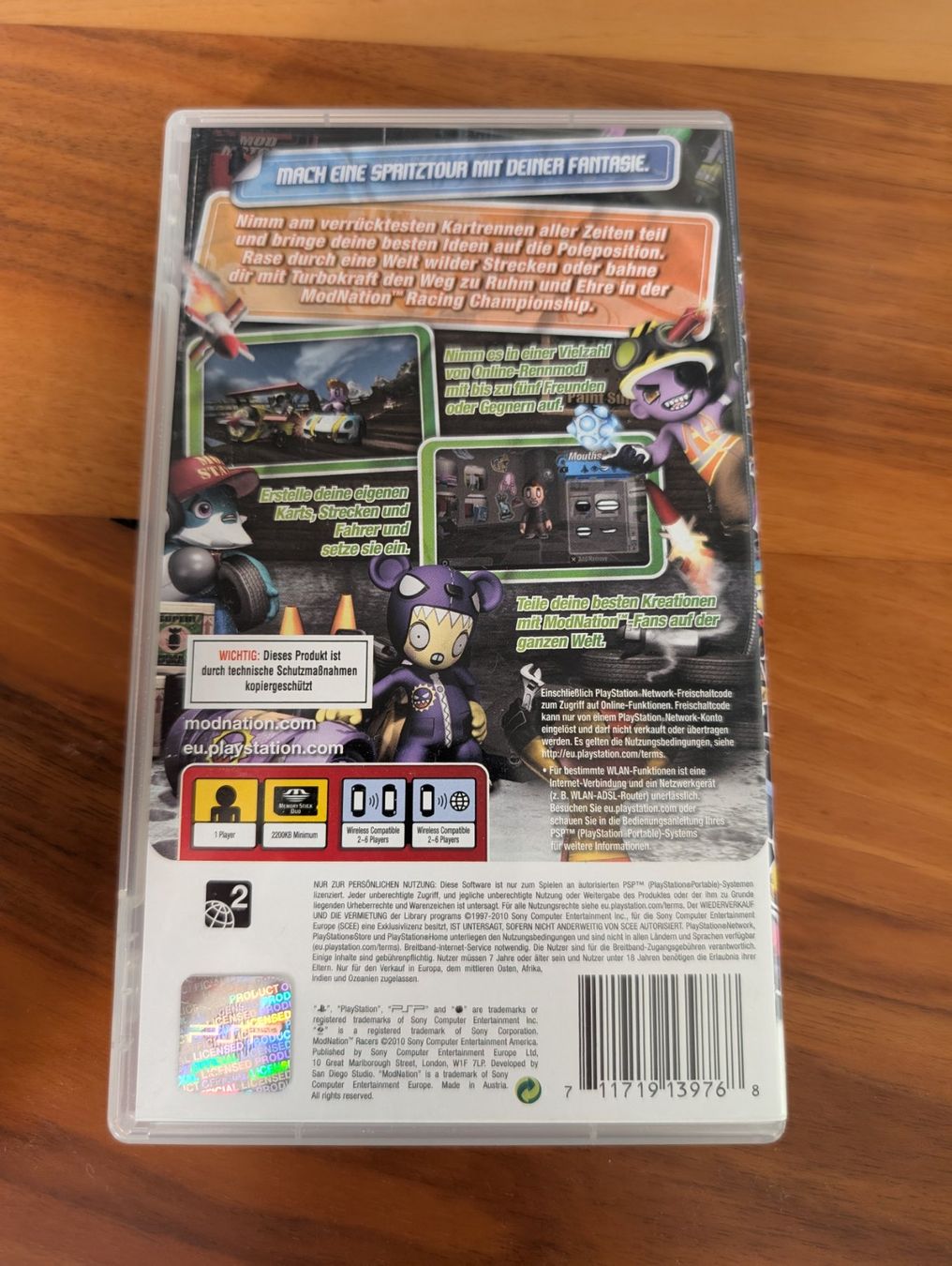 Sony Spiele: Modnation Racers - PSP Playstation Game – Gebraucht aus Hünenberg See von SpecialEditionGaming 1