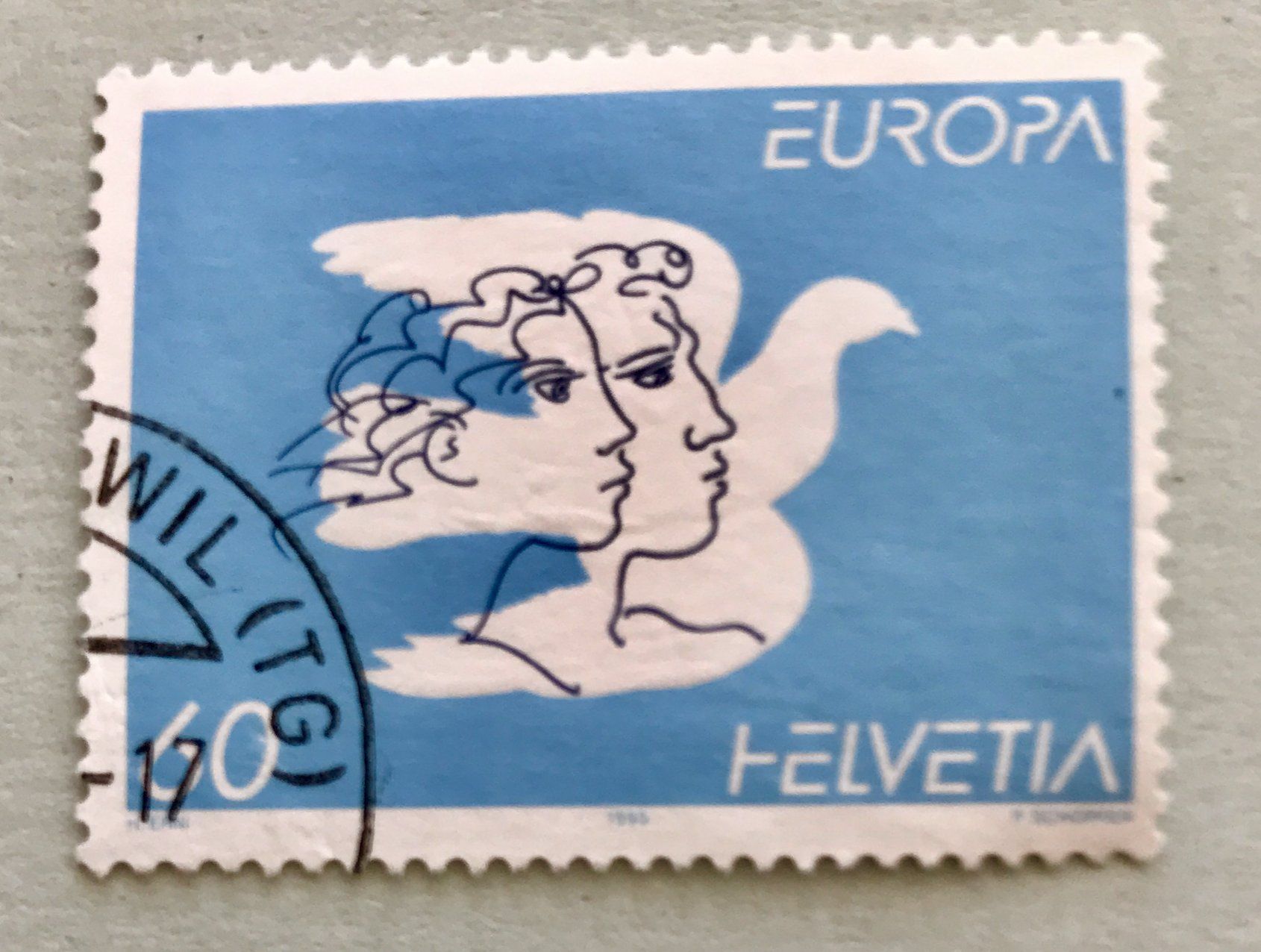 Tutti i francobolli: Nr.880 Friede Europa GESTEMPELT 1995 – Usato da Aarau venduto da Billa007