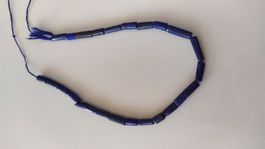 1 Schöner Lapislazuli Halbedelstein Blau Gold Schmuck # 1