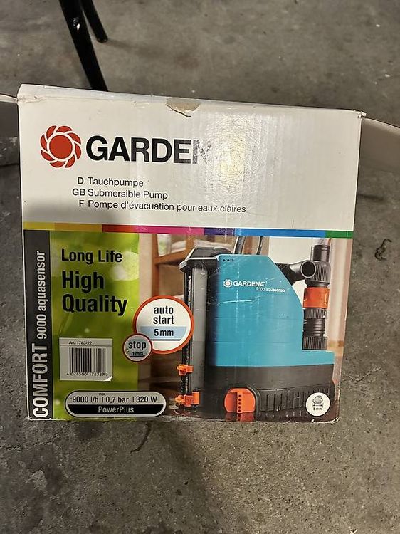 Pumpe Gardena Tauchpumpe mit Sensor (Gebraucht) in Zürich für CHF 100 ...