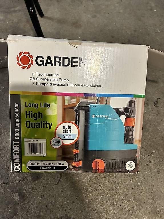 Pumpe Gardena Tauchpumpe mit Sensor (Gebraucht) in Zürich für CHF 100 ...