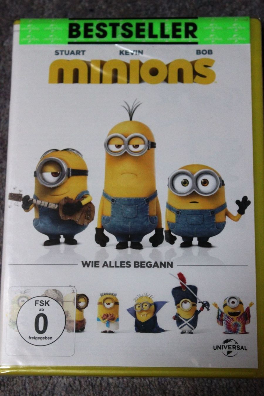 Tutti i DVDs: Minions DVD NEU (originalverpackt) – Nuovo e nell'imballaggio originale da Tübach venduto da JamesStone