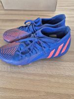 Fussballschuhe Adidas Predator F Gr. 40 Blau/Orange 