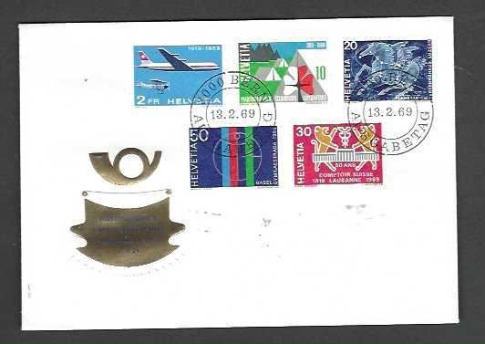 Tutti i francobolli: CH FDC Satz 1969 – Usato da Koblenz venduto da Markenhimmel