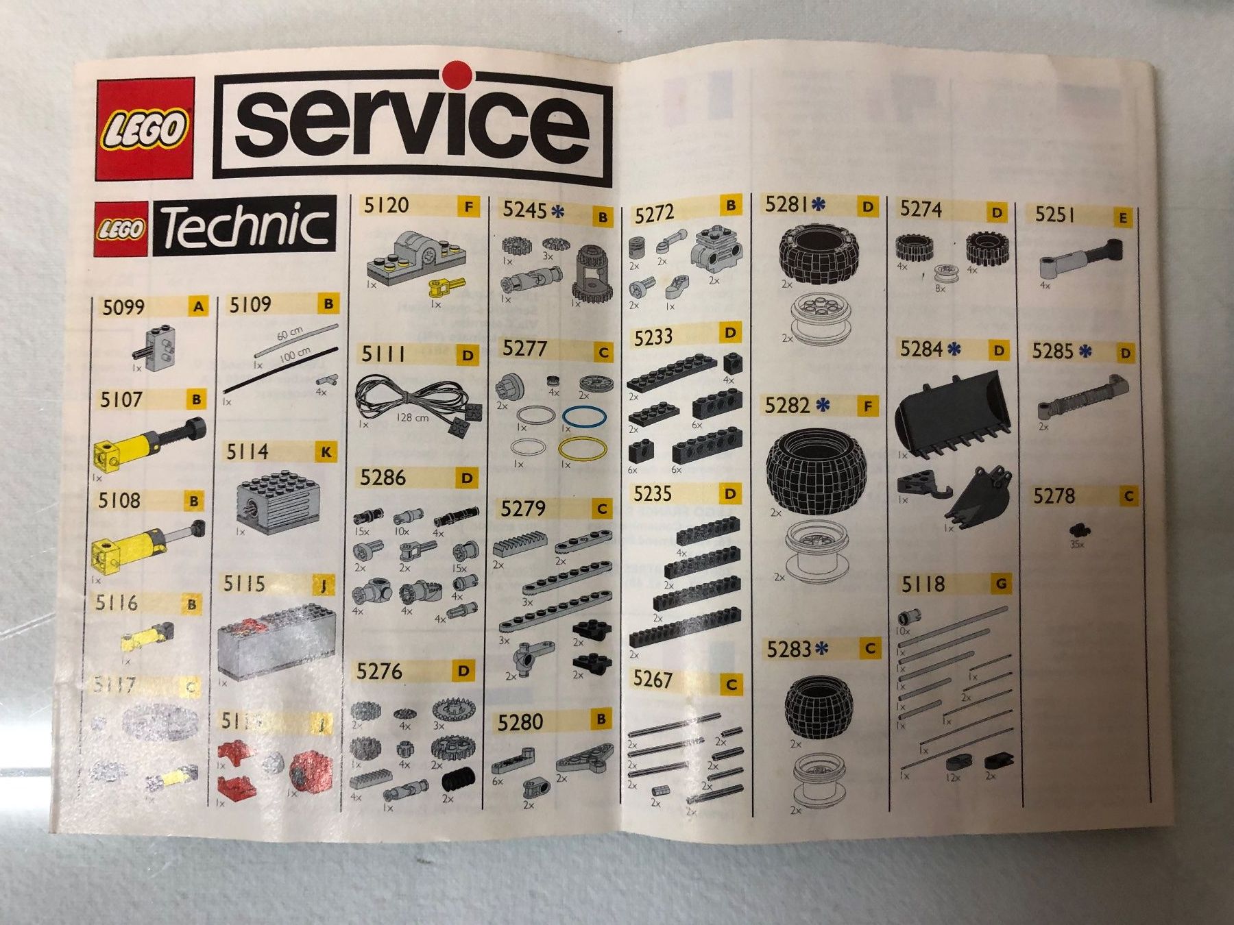 Lego Documenti: LEGO Service Prospekte 4 Stück – Usato da Brunnen venduto da Allerwaren 4