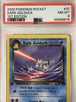Pokemon Karte Dark Golduck Team Rocket first Edition PSA 8 