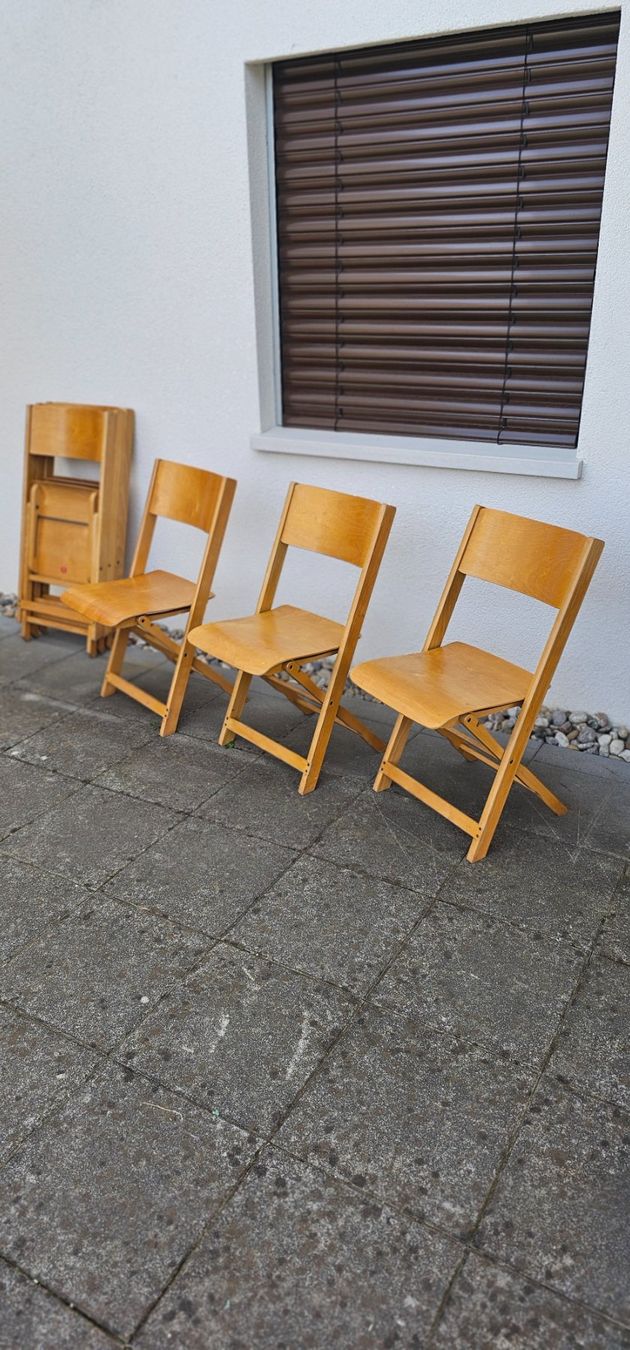 Horgen Glarus Stühle: 6 Klappstühle 30iger Horgen Glarus – Gebraucht aus Eggiwil von Besu2 4