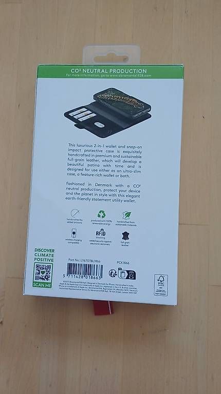 Apple Cover & Protezioni schermo: iPhone 15 Pro Max Leder Hülle (dbramante1928)Schwarz – Nuovo e nell'imballaggio originale da Zürich venduto da Viktor.K01 1