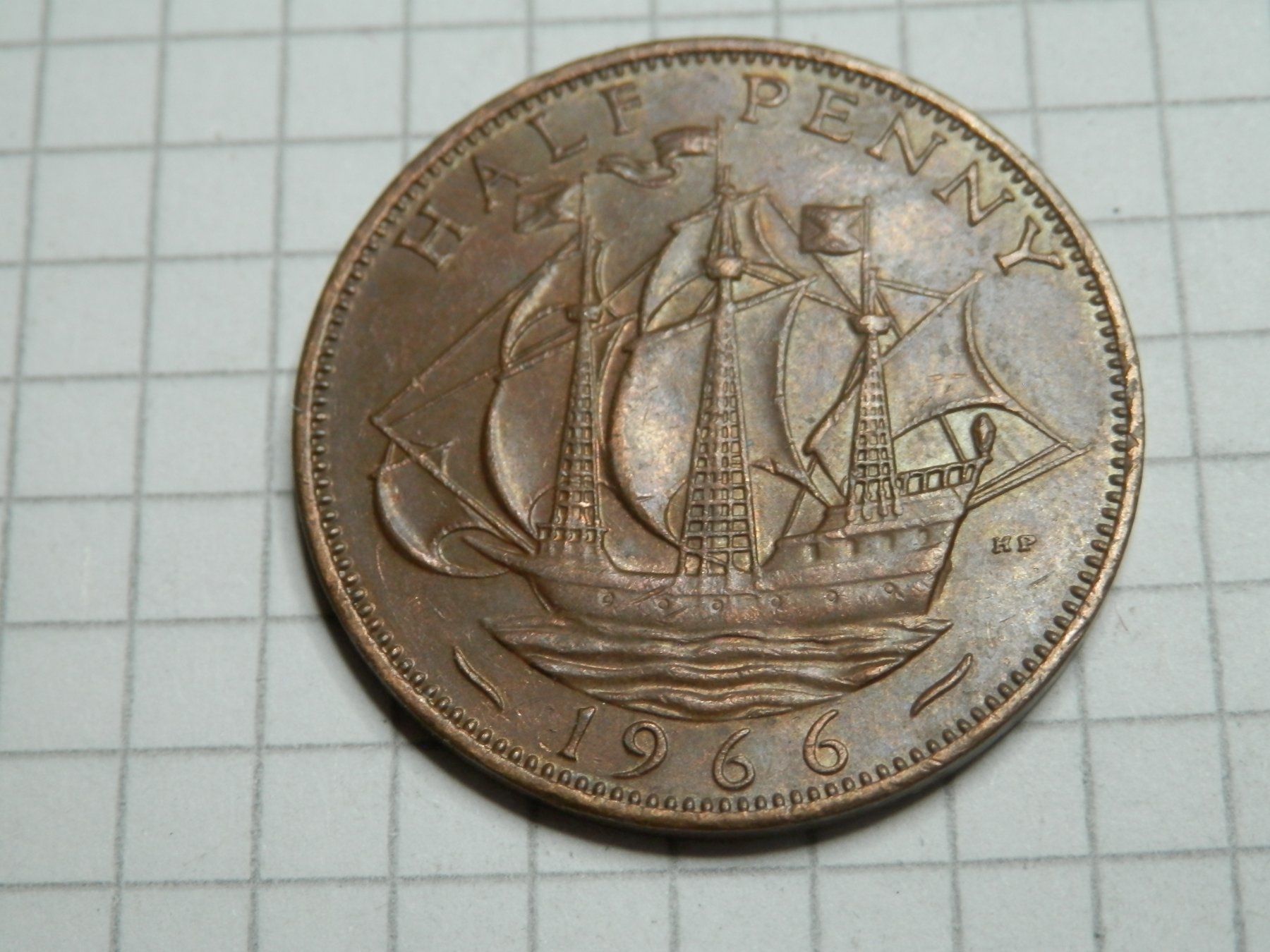 Alle Münzen: Großbritannien ½ Penny, 1966 – Gebraucht aus Weiach von weiach81 1