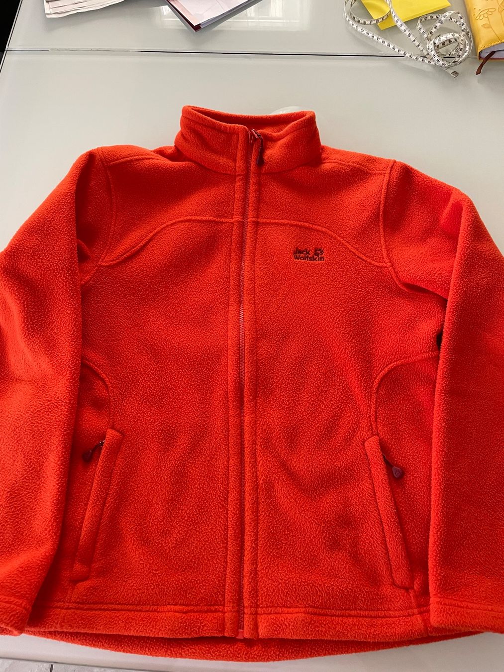 Jack Wolfskin Giacche: Damen -fliessjacke , dr.L,orange JACK-WOLFSIN – Usato da Pfeffingen venduto da Purzzeli