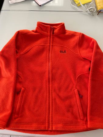 Damen -fliessjacke , dr.L,orange JACK-WOLFSIN