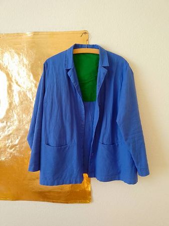 Gudrun Sjöden Jacke Esme Gr. XL blau Baumwolle 