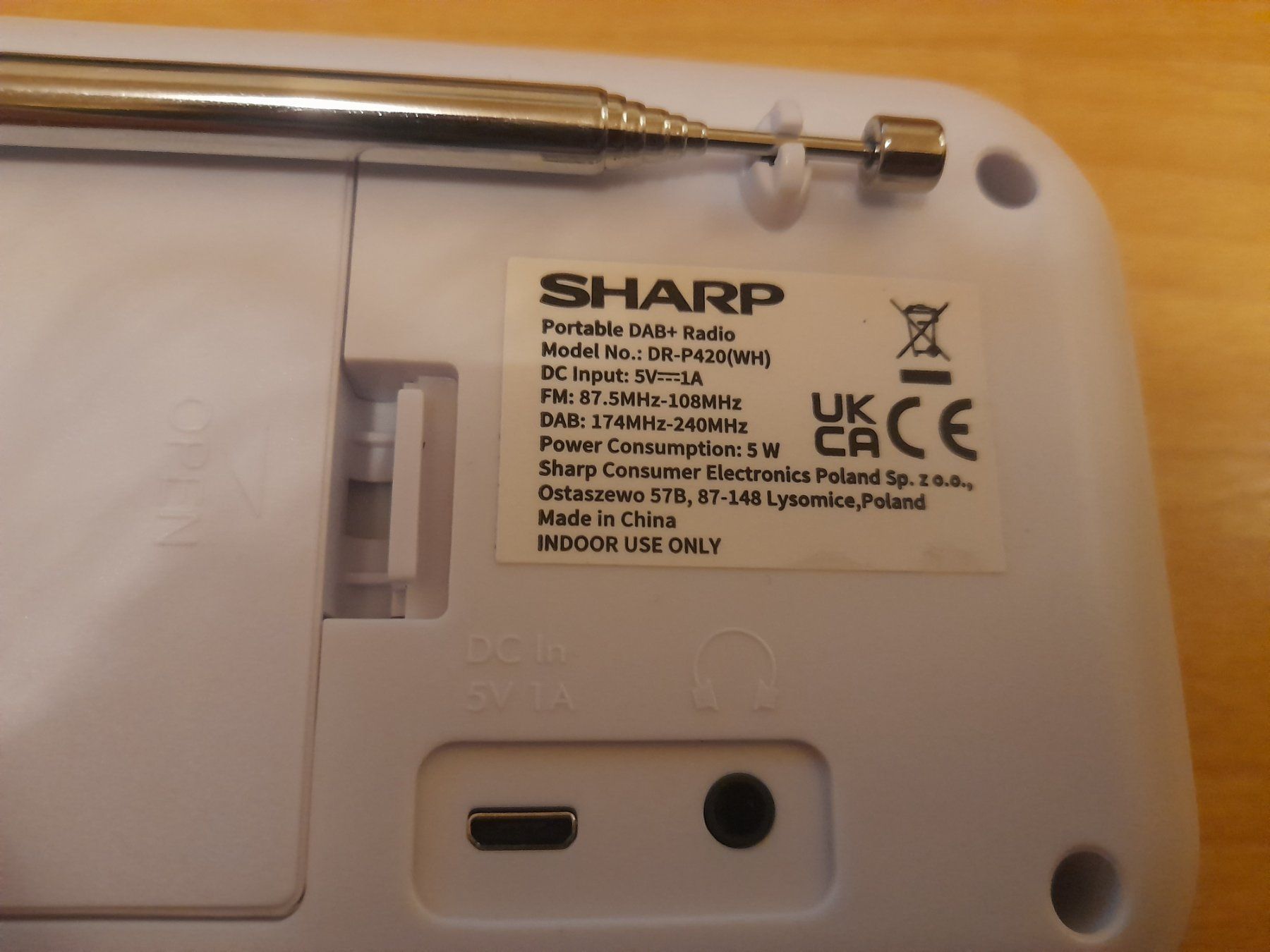 Sharp Radio: Sharp DR-P420 DAB+ Radio – Usato da Lustmühle venduto da chevi03 6