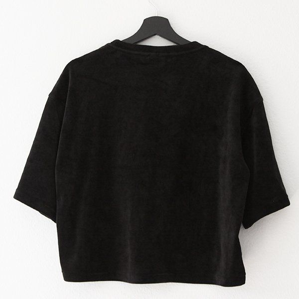 T-Shirts: URBAN CLASSICS | Crop Shirt Samt XL | Kurzarmpulli Samtshirt – Gebraucht aus Engelburg von Rmueller 2
