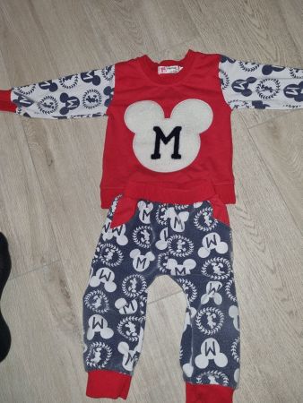 Mickey Mouse Pullover und Hose 80