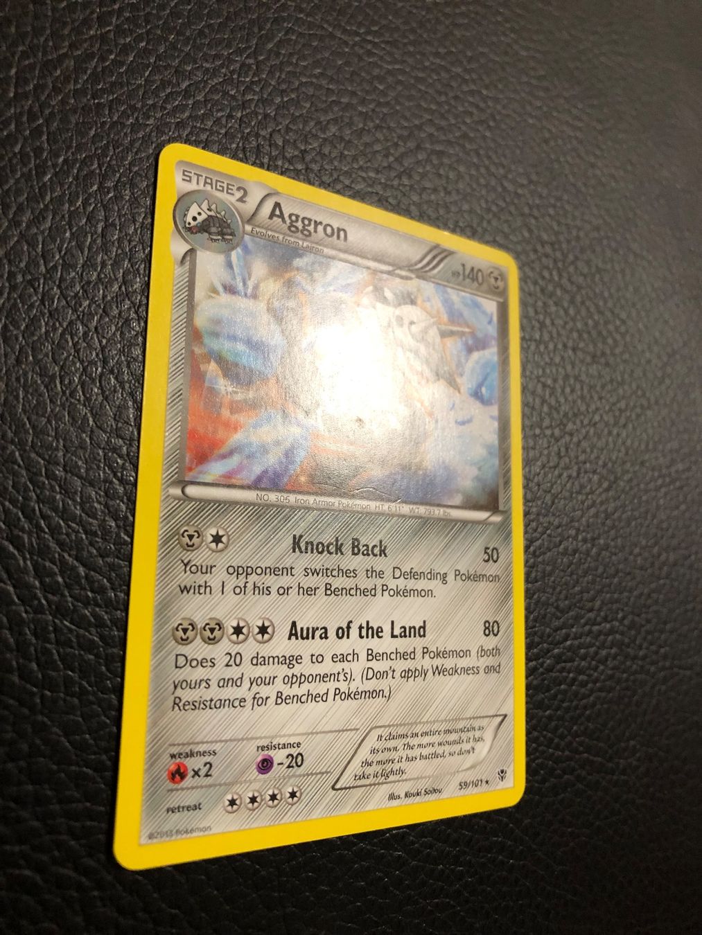 Pokémon Carte collezionabili: B&W Plasma Blast - Aggron rare 59/101 Ab 1 – Usato da Paradiso venduto da Pkmn10 1